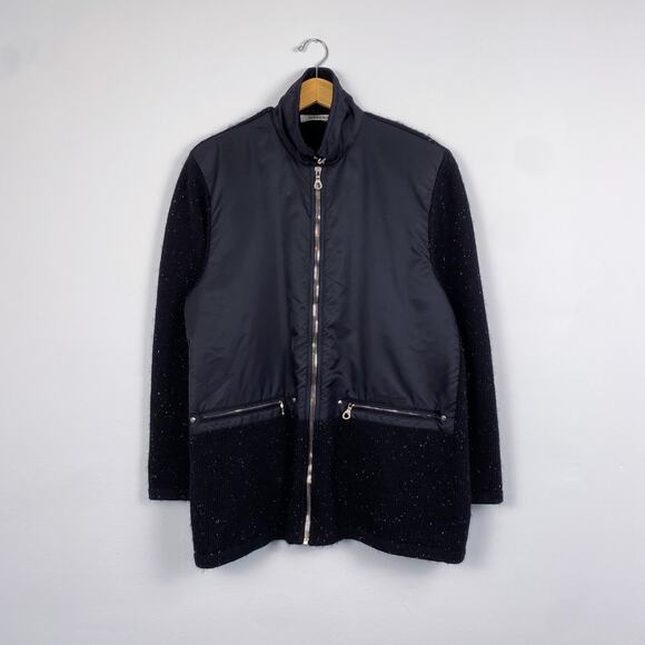 Iceberg Men's Wool Full Zip Jacket Black - Picture 1 of 8